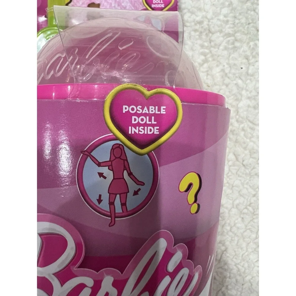 BARBIE DOLL Pop Reveal BOBA in Pink BERRY BLISS Cup w 8 SURPRISES New SEALED NIB